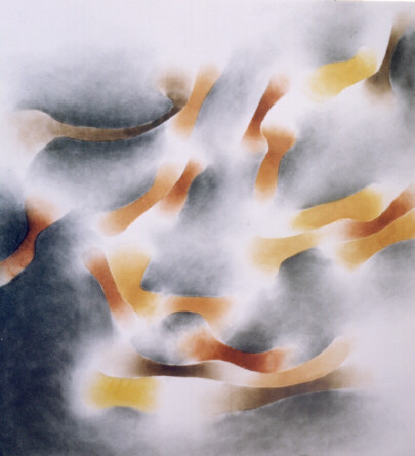 Senza Titolo, Pastello, cm 70x70, 1998