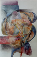 Clown, Anno 1999, Pastello, cm. 47x60