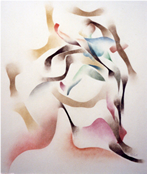 Danzatrice,  Anno 1997, Pastello, cm. 61x50