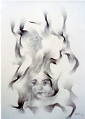 Figure, Anno 2008, Pastello,  cm.  72x51