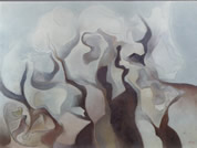 Inverno, Anno 1988, Olio su tela, cm. 120x89