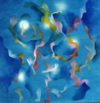 Messaggi da una galassia lontana, Anno 2010, Olio, cm. 73x70