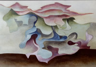 Natura Biologica, Anno 1985, Olio su tela, cm. 88x122