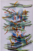 Senza titolo, Anno 1998, Tecnica mista, cm. 100x70