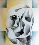 Testa, Anno 1998, Pastello, cm. 83x70