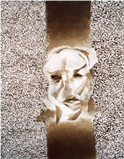 Testa, Anno 2002, Tecnica mista, cm 74x55
